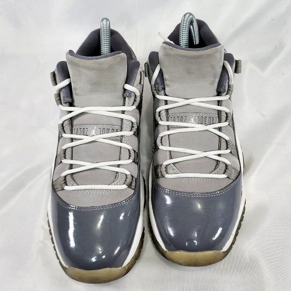 Nike Air Jordan 11 XI Retro Low Cool Wolf Gray Shoes 528896-003 Youth Size 6Y - Picture 2 of 9